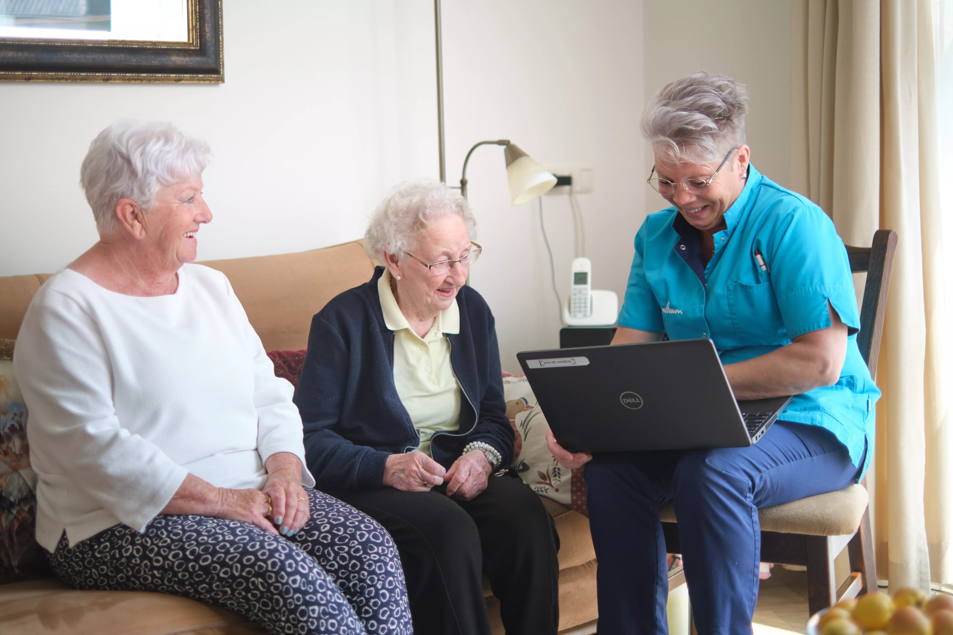 Familiebezoek bij IJsselheem locatie De Hazelaar