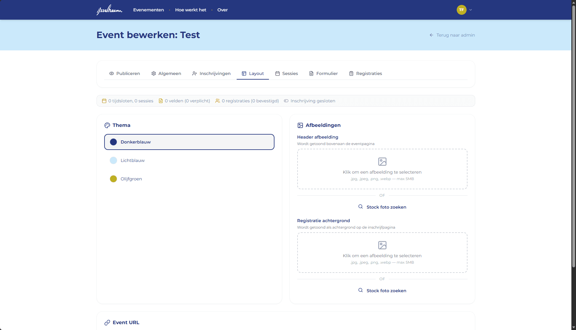 Schermafbeelding 10 van Inschrijf tool voor events